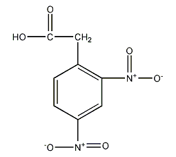 2,4-二硝基苯乙酸结构式