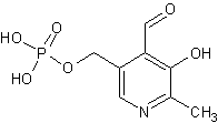 吡哆醛-5-磷酸单水合物结构式