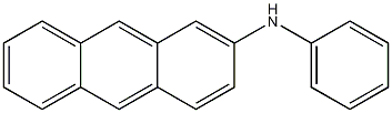 N-苯基-2-蒽胺结构式