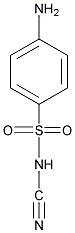 4-(氰基磺酰胺基)苯胺结构式