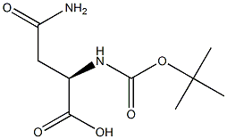 BOC-D-天冬酰胺结构式