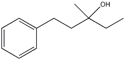 3-甲基-1-苯基-3-戊醇结构式