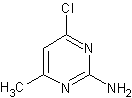 2-氨基-4-氯-6-甲基嘧啶结构式