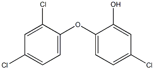 2,4,4'-三氯-2'-羟基二苯醚结构式