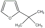 2-叔丁基呋喃结构式