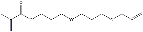 二(丙二醇)烯丙基醚丙烯酸脂结构式