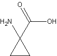 1-氨基-1-环丙烷甲酸结构式