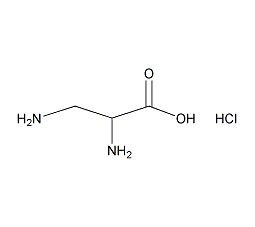 D-2,3-二氨基丙酸盐酸盐结构式