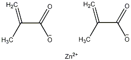 甲丙烯酰酸锌结构式
