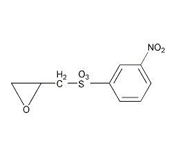 (S)-间硝基苯磺酸缩水甘油酯结构式