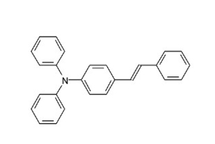 二苯基(4-苯乙烯基-苯基)胺结构式