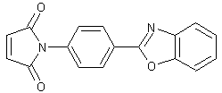 N-[4-(2-苯丙噁唑)苯基]顺丁烯二酰亚胺结构式