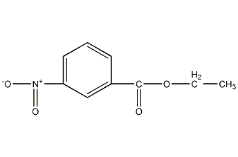 间硝基苯甲酸乙酯结构式