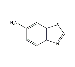 6-氨基苯并噻唑结构式