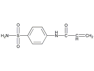 N-[4-(磺酰胺)苯基]丙烯酰胺结构式