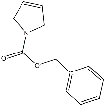 3-吡咯啉-1-羧酸苯甲酯结构式
