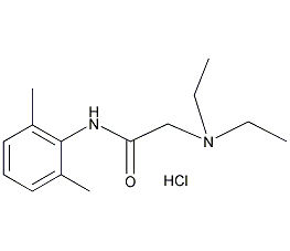 盐酸利多卡因结构式