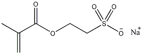2-(甲基丙烯酸)乙磺酸钠盐结构式
