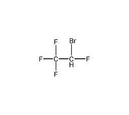 1-溴-1,2,2,2-四氟乙烷结构式