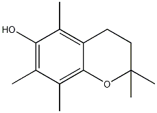 3,4-二氢-2,2,5,7,8-五甲基-2H-1-苯并吡喃-6-酚结构式