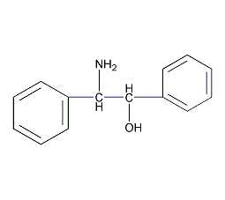 (1R,2S)-2-氨基-1,2-二苯基乙醇结构式