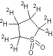 四亚甲基-d8砜结构式