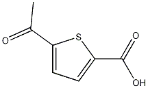 5-乙酰基硫代苯-2-羧酸结构式