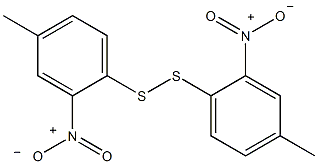 2-硝基对甲苯基二硫化物结构式