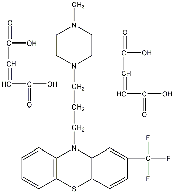 三氟甲哌丙嗪二马来酸结构式