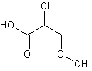 2-氯-3-甲氧基丙酸结构式