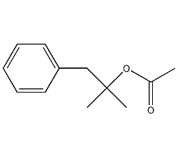 乙酸1,1-二甲基-2-苯乙酯结构式