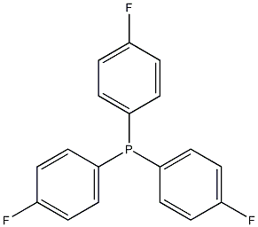 三(4-氟苯基)膦结构式