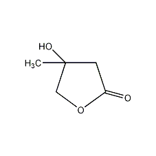 3-甲基-3-羟基-4-丁内酯结构式