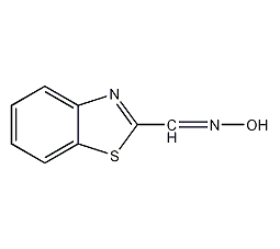 反-2-苯并噻唑甲醛肟结构式