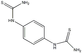 1,4-亚苯基双(硫脲)结构式