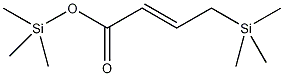 4-三甲基硅巴豆酸三甲基硅酯结构式