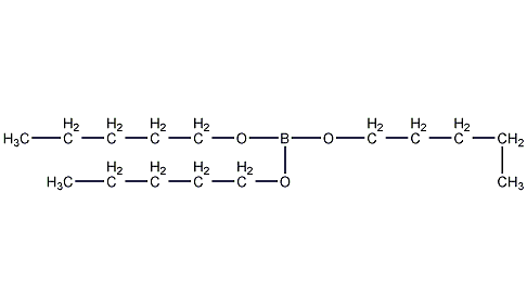 三正硼酸戊酯结构式