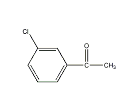 间氯苯乙酮结构式