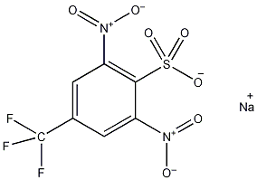 4-(三氟甲基)苯磺酸钠结构式