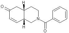 (4aS,8aS)-2-苯甲酰-1,3,4,4a,5,8a-六氢-6-异喹啉结构式