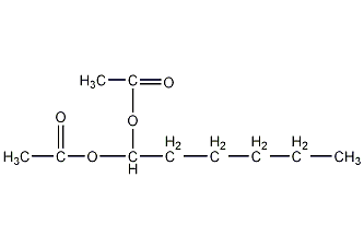 1,1-己二醇二乙酸酯结构式