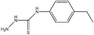 4-4-乙苯基-3-氨基硫脲结构式