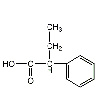 2-苯基丁酸结构式
