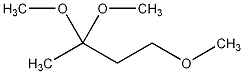 1,3,3-三甲氧基丁烷结构式