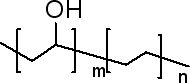 乙烯醇乙烯共聚物结构式