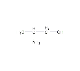 (S)-(+)-2-氨基-1-丙醇结构式