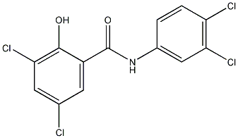 3,3',4',5-四氯水杨酰苯胺结构式
