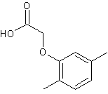 2,5-二甲基苯氧基乙酸结构式