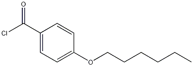 对(己氧基)苯甲酰氯结构式
