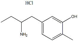 α-乙基-3-羟基-4-甲基苯乙野芝麻碱盐酸盐结构式